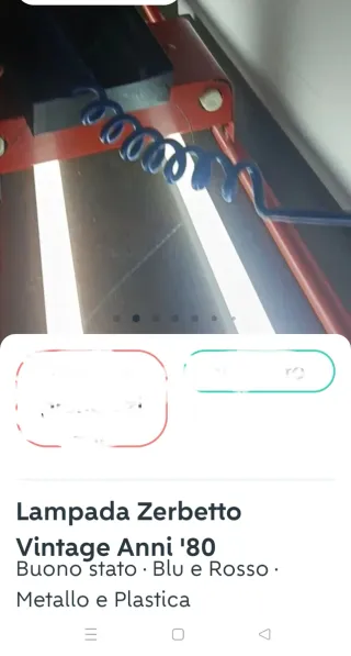 Lampada Zerbetto Soffitto Anni '80     ///!Kg 9