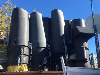 Tubos Bajada Escombros de PVC 23 y 2 con boca