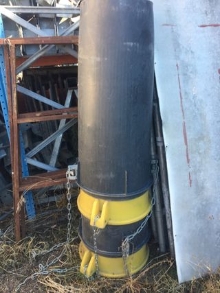 Tubos Bajada Escombros de PVC 23 y 2 con boca