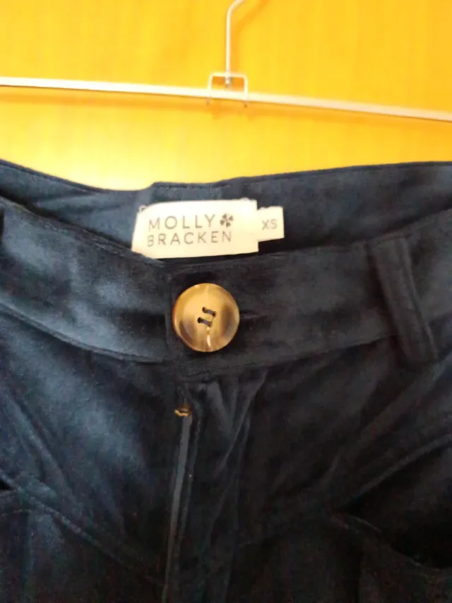 Mujer. 2 pantalones fiesta. Tacto tipo terciopelo.