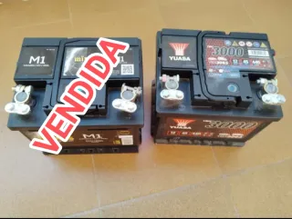 2 Baterías Coche M1 y Yuasa 3000