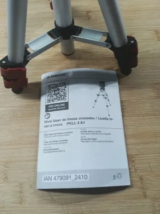 Nivel láser Parkside líneas cruzadas