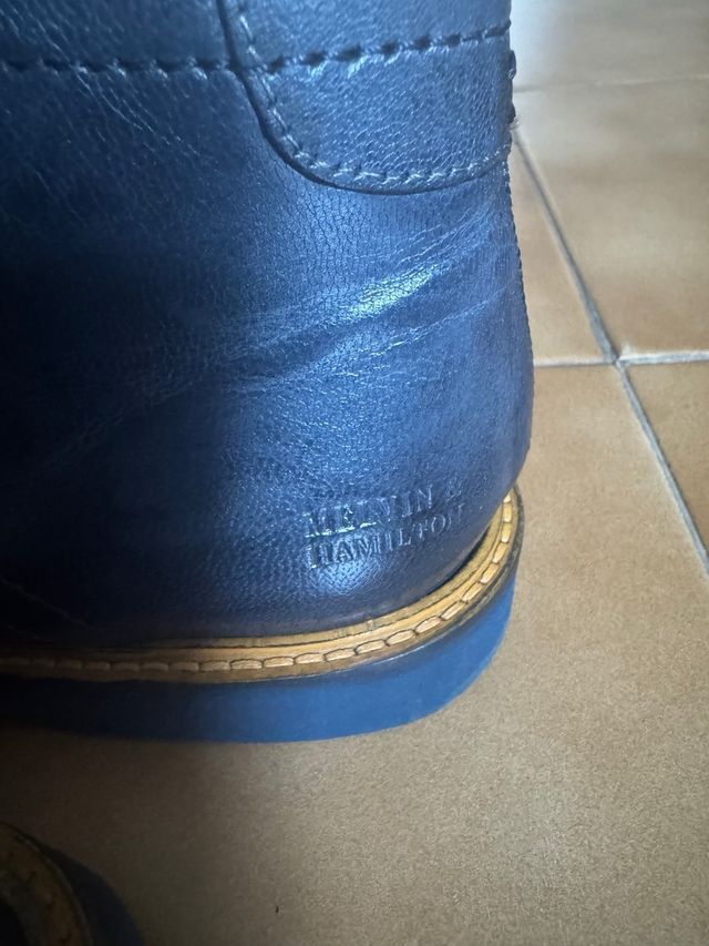 Scarpe Melvin & Hamilton Pelle Blu 39