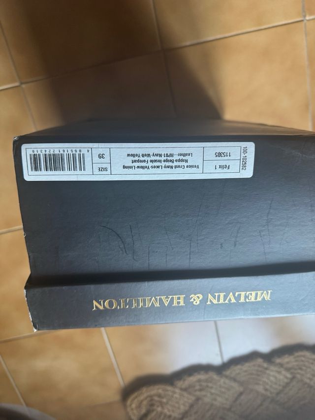 Scarpe Melvin & Hamilton Pelle Blu 39