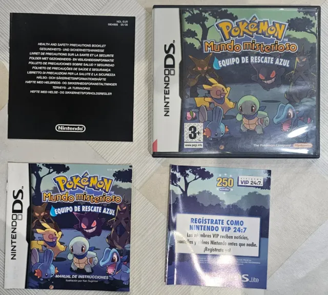 Caja y Manuales NintendoDS Pokémon Mundo Misterios