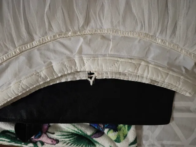 Cancán fallera blanco