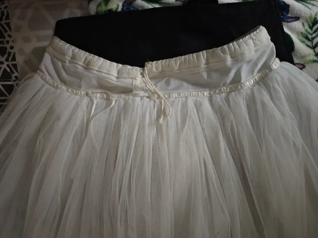 Cancán fallera blanco