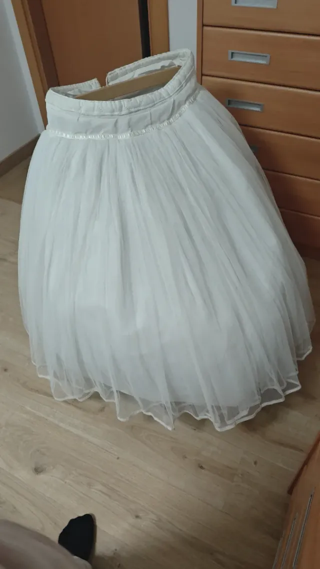 Cancán fallera blanco