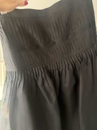 Falda Carolina Herrera Tul Seda Talla 8