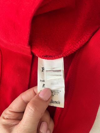 Felpa Pyrex Rossa Originale