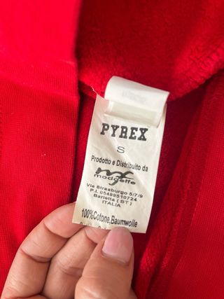 Felpa Pyrex Rossa Originale