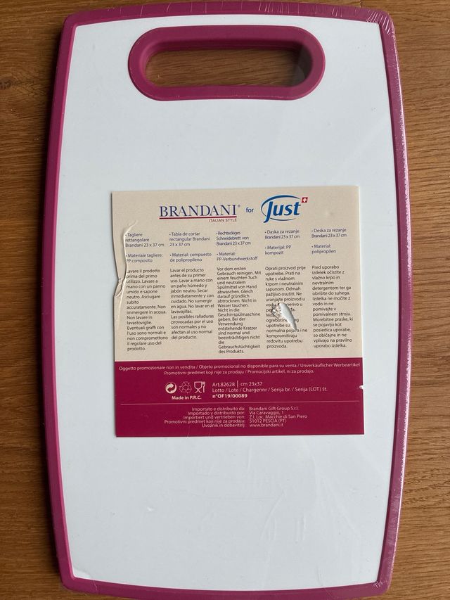 Tagliere Brandani con Fiori e Cactus