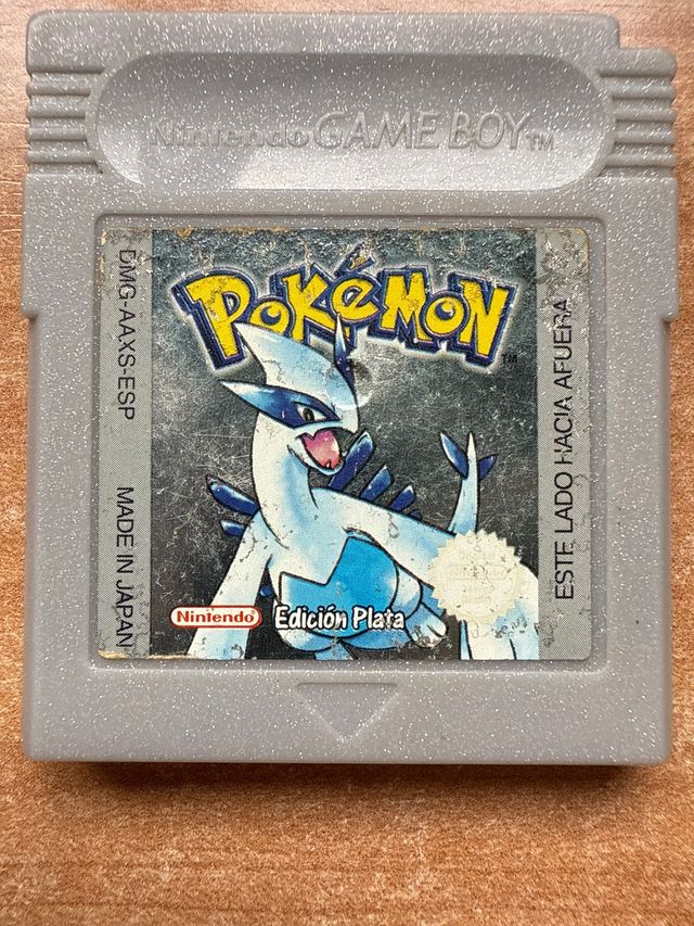 Pokémon Plata Game Boy DMG-AAXS-ESP