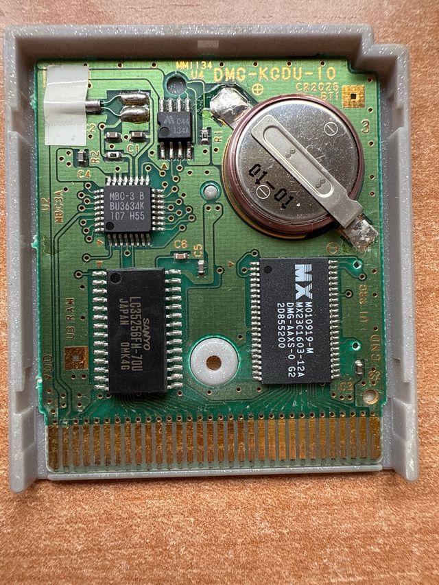 Pokémon Plata Game Boy DMG-AAXS-ESP