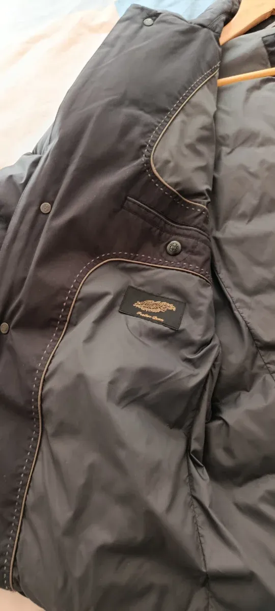 Cazadora Plumas Massimo Dutti Azul Marino L