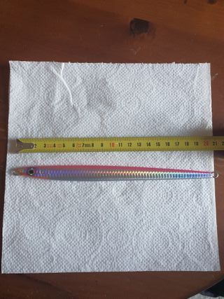 Lote 3 señuelos jigging 100, 150 y 200g