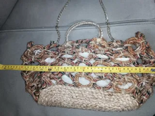 Bolso Zara boho Yute  Cadena