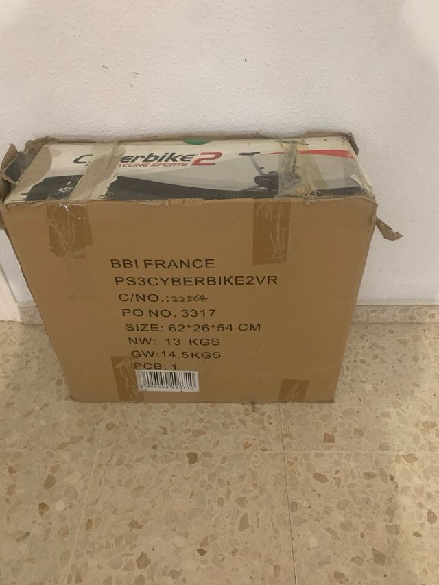 Bicicleta estatica, ciberbike2 con juego de wii