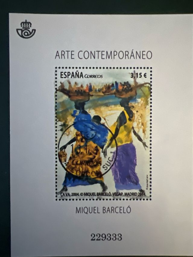 Lote sellos España usados recientes