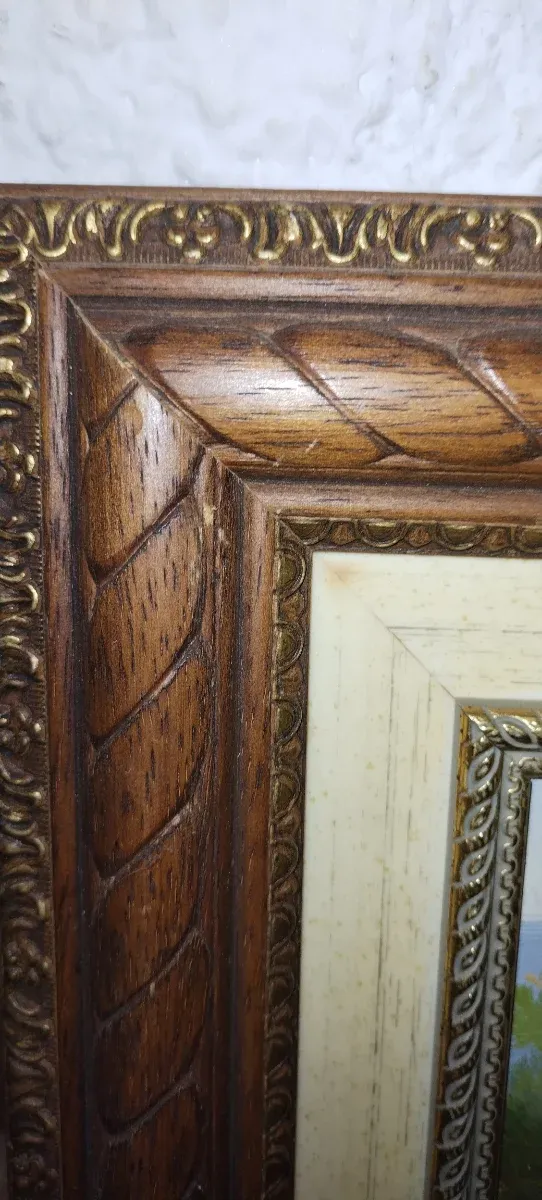 Piccolo e antico olio su tela