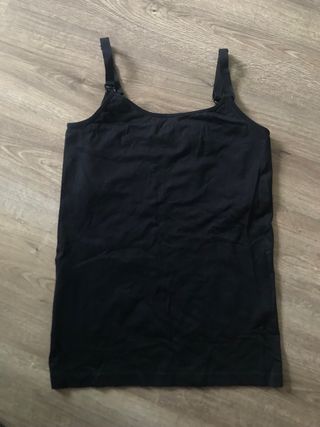 Camiseta Lactancia Embarazo Gris Manga Larga