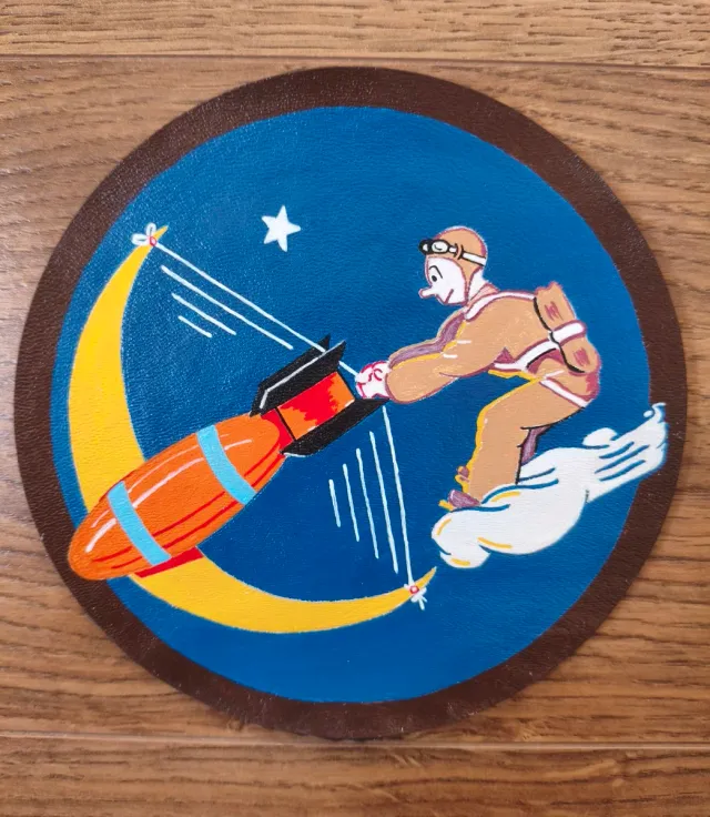 Réplica Parche WW2 Cuero Pintado Mano