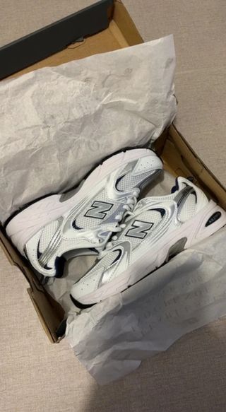 Néw Bálánce 530 Plata Azul Talla 42.5