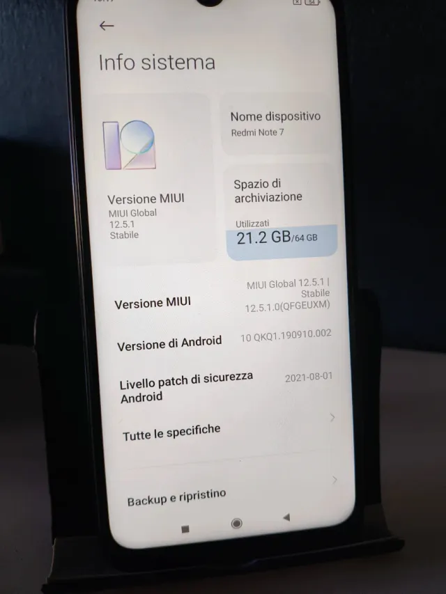 Xiaomi Redmi Note 7 Nero