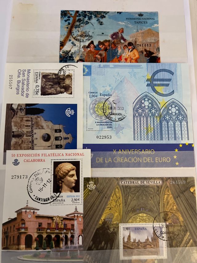 Fogli Blocco Euro Usati Spagna