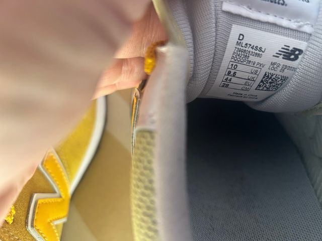 Zapatillas New Balance 574 Amarillas