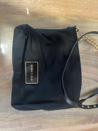 Bolso Bimba y Lola Negro y Dorado
