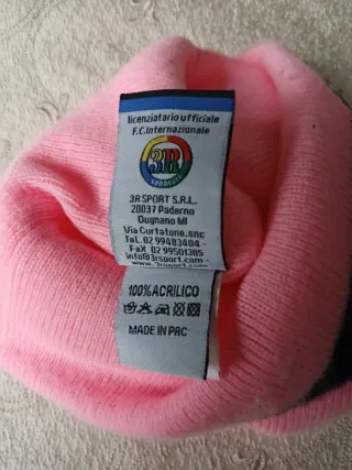 Cappellino rosa Inter ufficiale