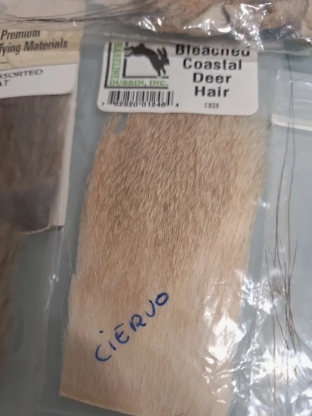 Lote materiales pesca montajes secas y ninfas