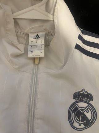Chándal Real Madrid Adidas Blanco y Amarillo