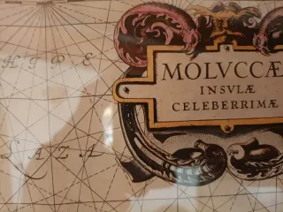 Mappa delle  Molucche e Gilolo