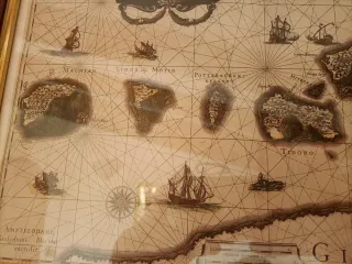 Mappa delle  Molucche e Gilolo