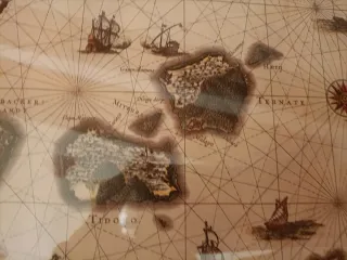 Mappa delle  Molucche e Gilolo