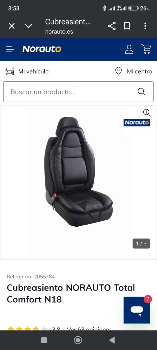 Funda para coche Norauto nuevas en su funda origin