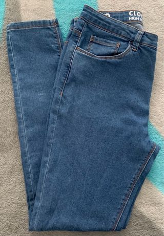 Vaqueros skinny azules House mujer
