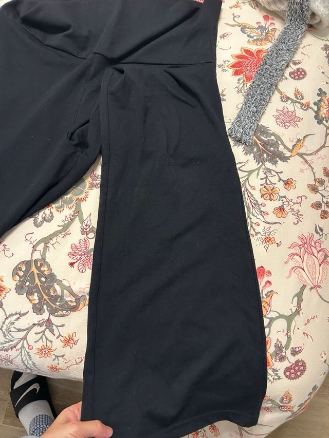 Pantalón premamá H&M negro premamá alto de chandal