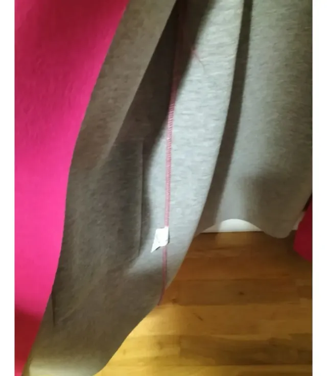 Chaqueta punto fucsia y grisT.U. (M-L)