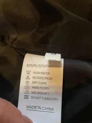 2 Giubbotti finta pelle unisex taglia S