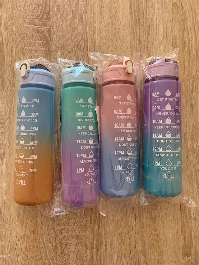Pack 4 Botellas Motivacionales Refill 800mL