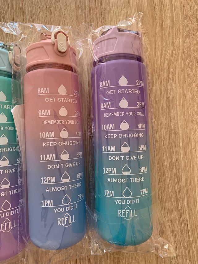 Pack 4 Botellas Motivacionales Refill 800mL