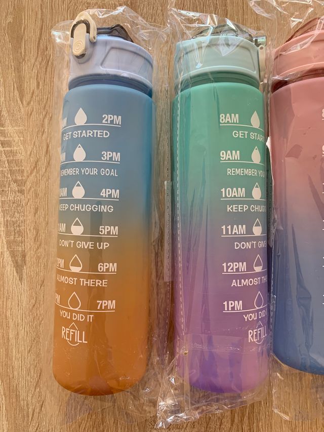 Pack 4 Botellas Motivacionales Refill 800mL