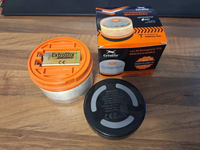 Segnalazione di emergenza V16 connessa DGT 3.0