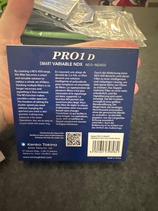 Kenko PRO1D SMART VARIABLE NDX 55mm