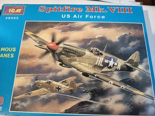 Maqueta Spitfire Mk VIII USAAF (ICM, 1/48)
