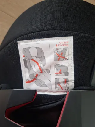 Silla coche Cybex Isofix Negra solución X-Fix