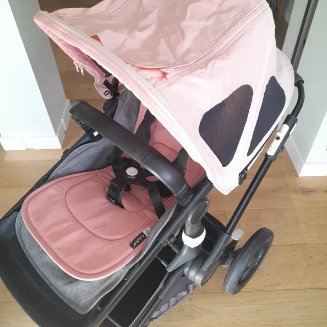 Carrito Bugaboo Fox 2 Gris, silla + capazo